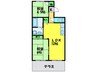 ヴァンヴェ－ルＢ棟 2LDKの間取り