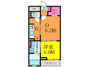 間取図 グランシャリオ・Ⅱ