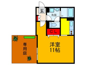 間取図 ツインコート２１