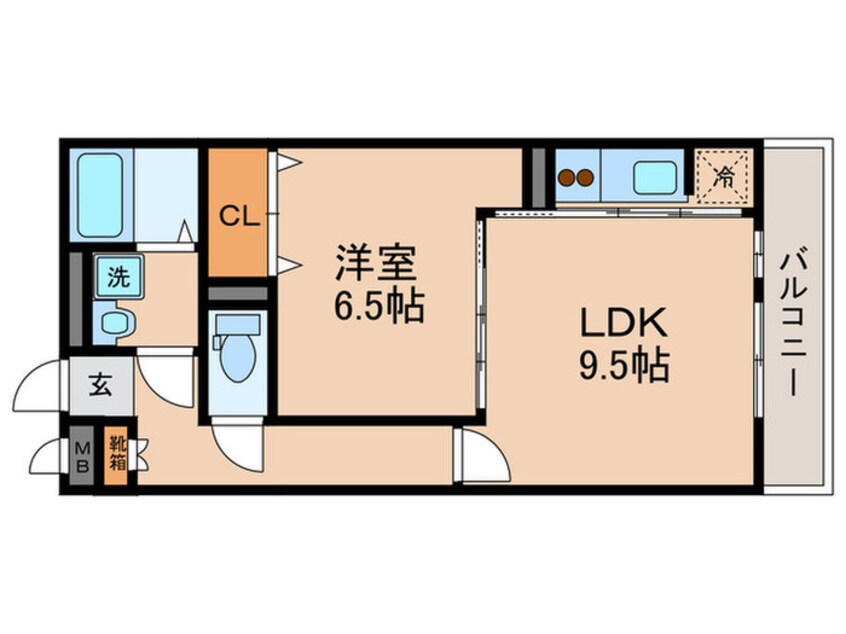 間取図 セジュ－ル神領