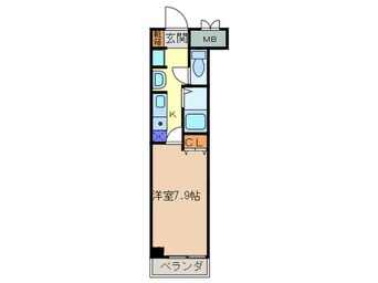 間取図 ロイヤルヒル神戸三ノ宮（603）