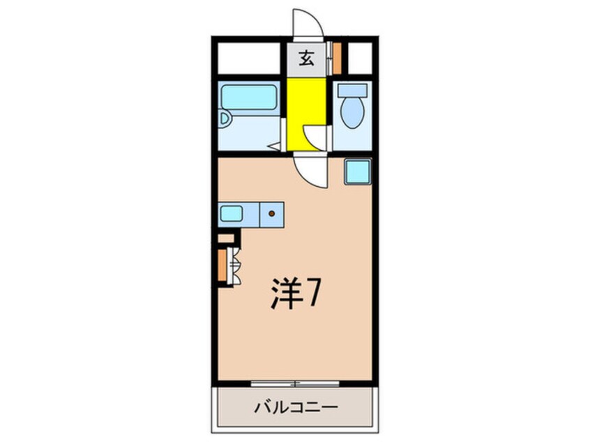 間取図 フロレスタ三輪