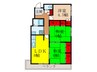 クレハ２２０ 3LDKの間取り