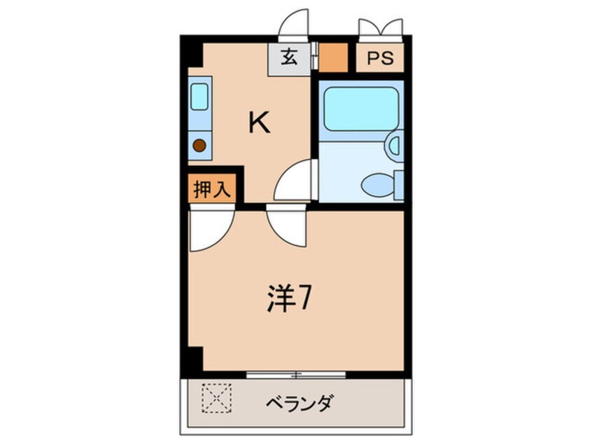 間取図 エクセレント南野