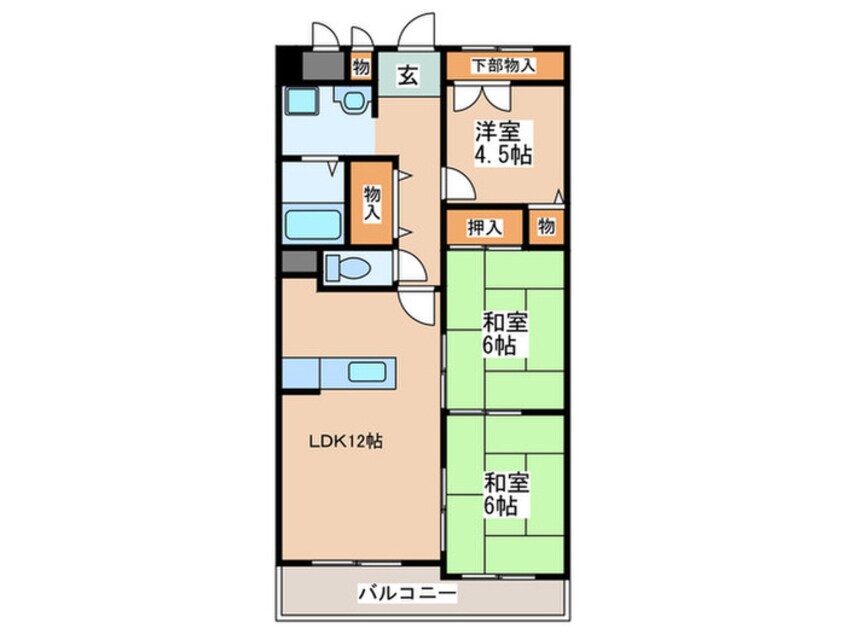間取図 プレミール巽