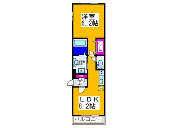 間取図 ボナール・ディアコート