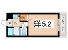 渡邉ハイツ77 1Kの間取り