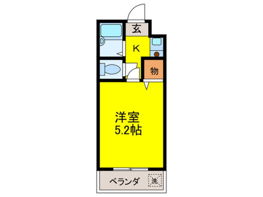 間取図 渡邉ハイツ77