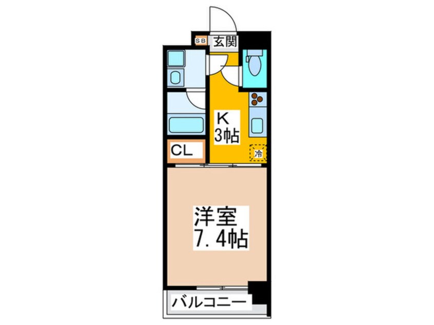 間取図 アルモニー中もず