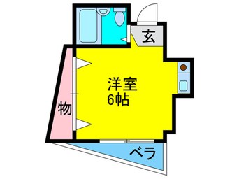 間取図 フロンティア大枝