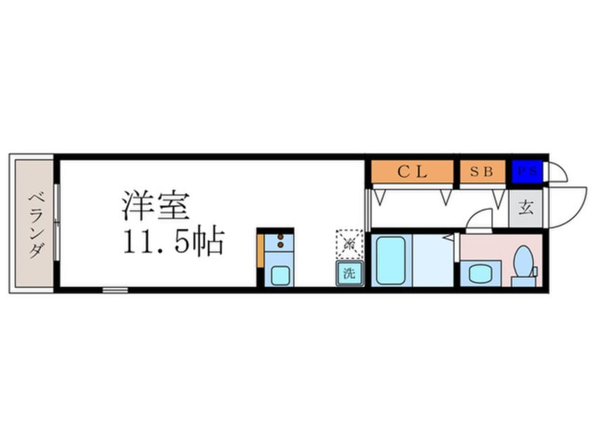間取図 珠光ビル四条大宮Ⅱ