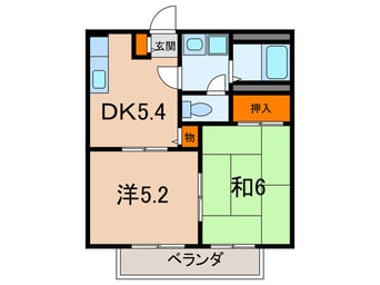 間取図 烏帽子ハイツ六甲