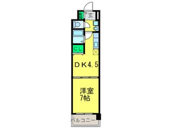 間取図 クレール三国ヶ丘