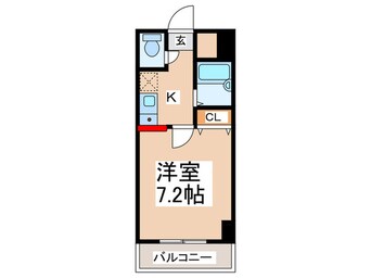 間取図 エクシード弁天　Ⅱ