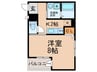 グロ－パレス西今川 1Kの間取り