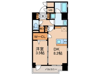 間取図 ｴｽﾃﾑｺｰﾄ神戸元町ⅡTHE　SALON