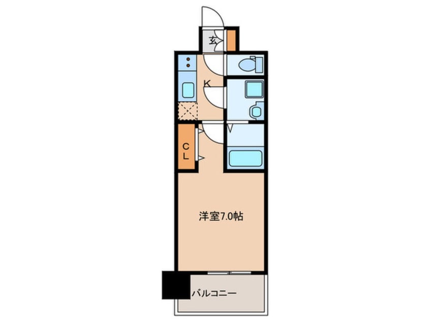 間取図 S-RESIDENCE大阪同心