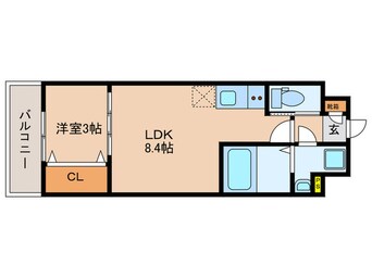 間取図 仮)ジーメゾン姫島