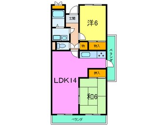 間取図 ガ－ネット森北町