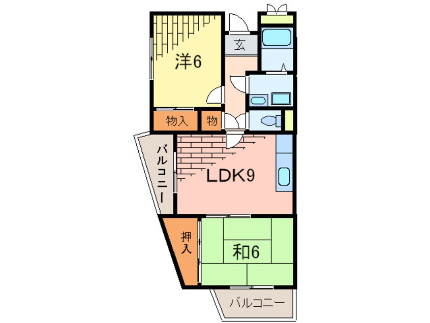 間取図 ガ－ネット森北町