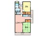ガ－ネット森北町 2LDKの間取り