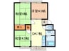 ガーデンハイツ中前 3DKの間取り