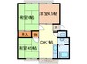 ガーデンハイツ中前 3DKの間取り