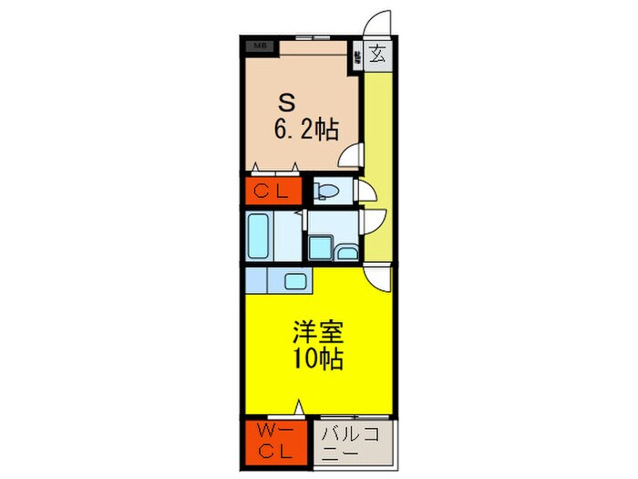 間取り図 メゾン・ド・フィオ－レ