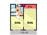 エス・ティ・マンション旭町 2Kの間取り