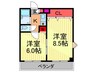 エス・ティ・マンション旭町 2Kの間取り