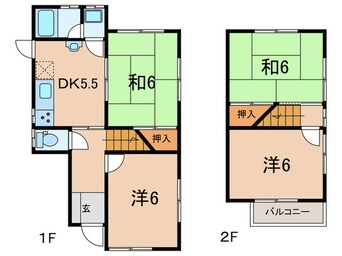 間取図 美乃利戸建