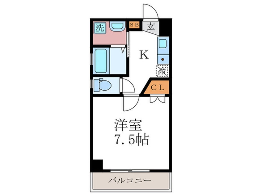 間取図 バウハウス蔦町