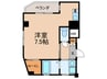 六甲ローズマンション 1Rの間取り
