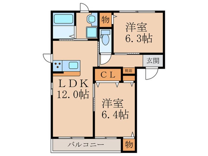 間取り図 シャーメゾン一ノ穂