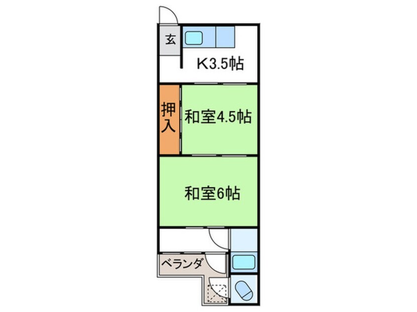 間取図 久景荘