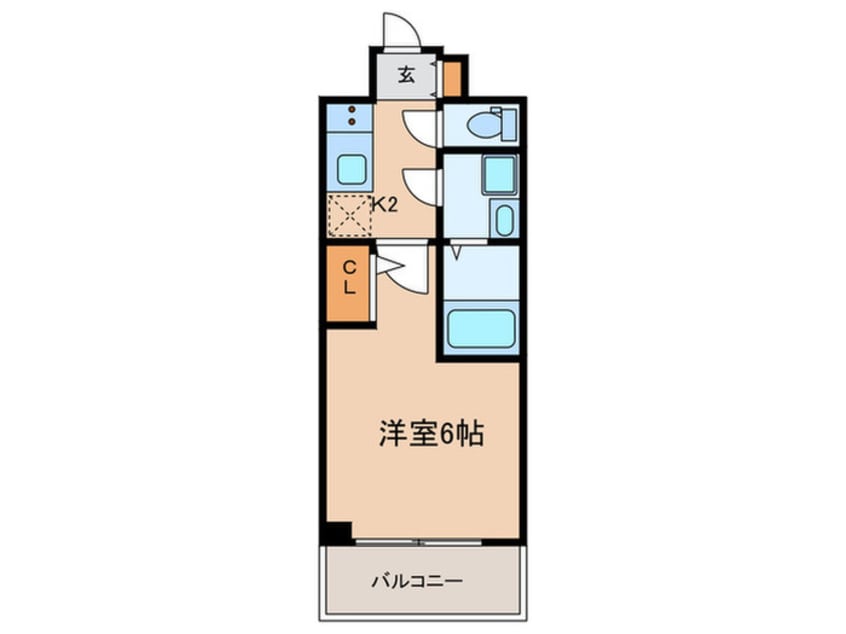 間取図 ｴｽﾘｰﾄﾞ神戸大倉山ﾋﾙｽﾞ(613)