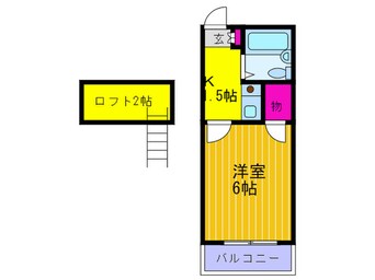 間取図 観音前ハイツ