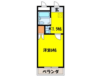 間取図 観音前ハイツ