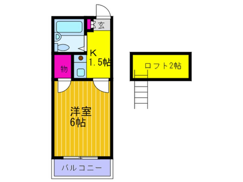 間取図 観音前ハイツ