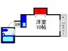 レオパ－ドウエハラ 1Rの間取り