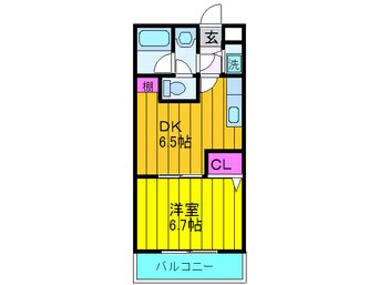 間取図 フジパレス倉治