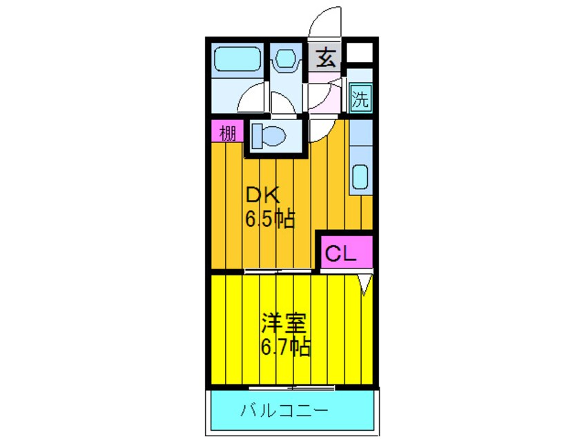 間取図 フジパレス倉治