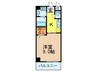 ピアチェ－レ千里山 1Kの間取り