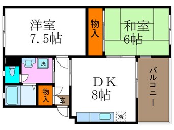 間取図 アルカサ－ル幸