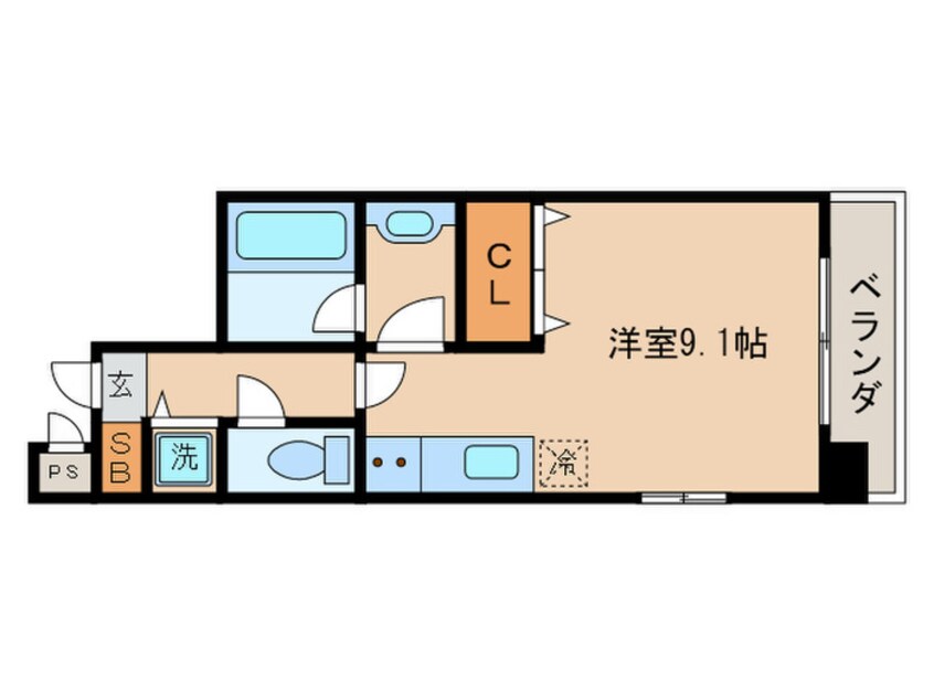 間取図 LATTICE　KAMITOBA