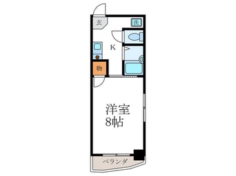 間取図 ラフィーネ四条堀川