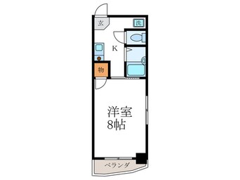 間取図 ラフィーネ四条堀川
