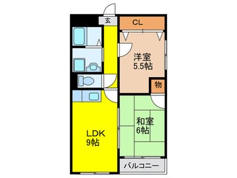 間取図 さんさん美章園