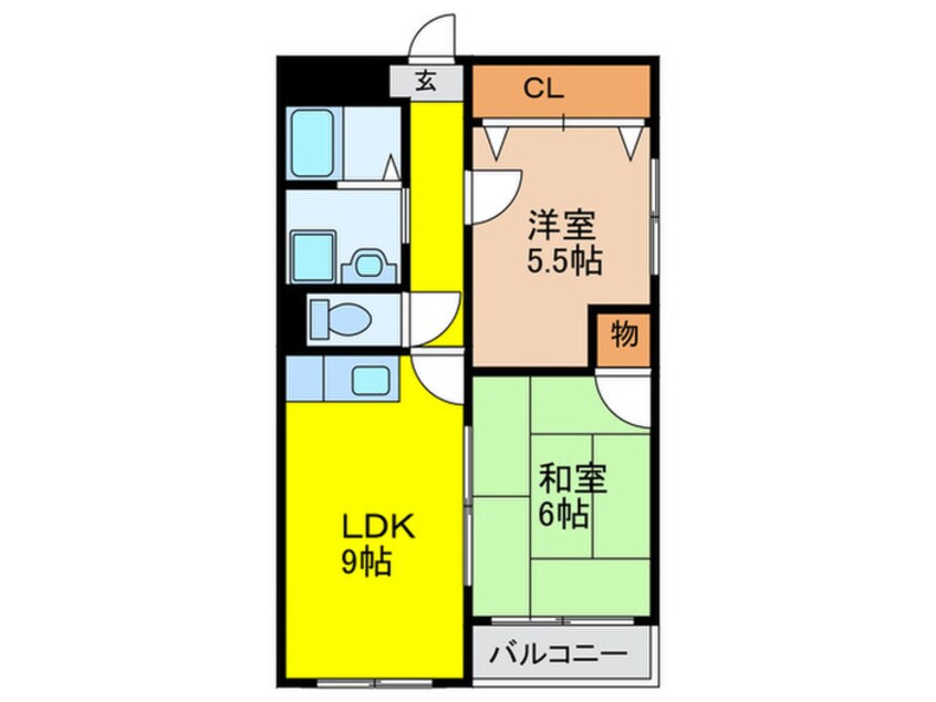 間取図 さんさん美章園