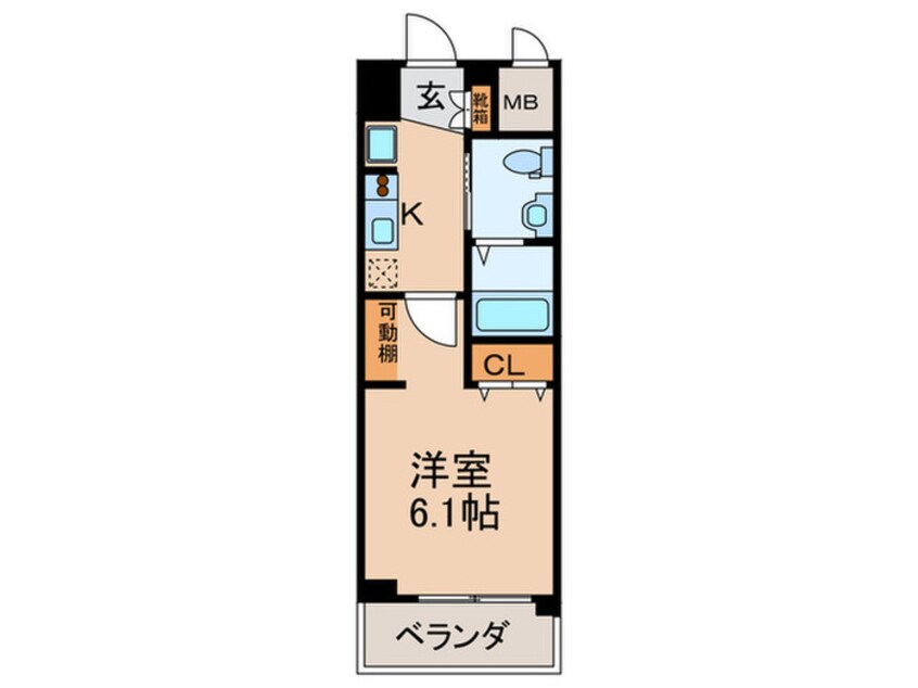 間取図 ｴｽﾃﾑﾌﾟﾗｻﾞ京都御所ﾉ内REGIA(404)